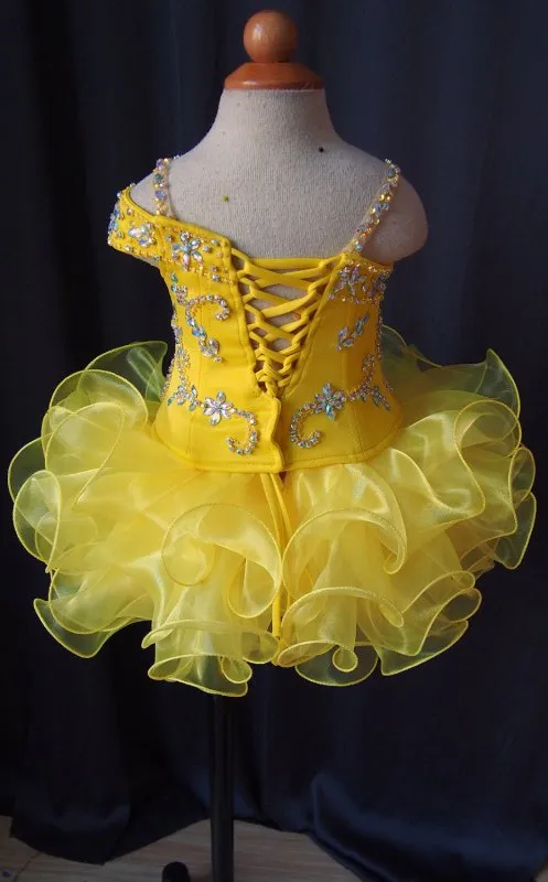 16 Color-- Little Miss Nations Glitz Cupcake Pageant Dress