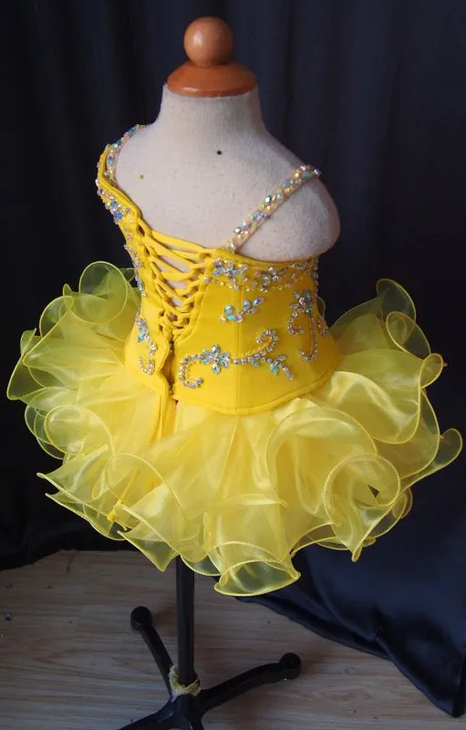 16 Color-- Little Miss Nations Glitz Cupcake Pageant Dress