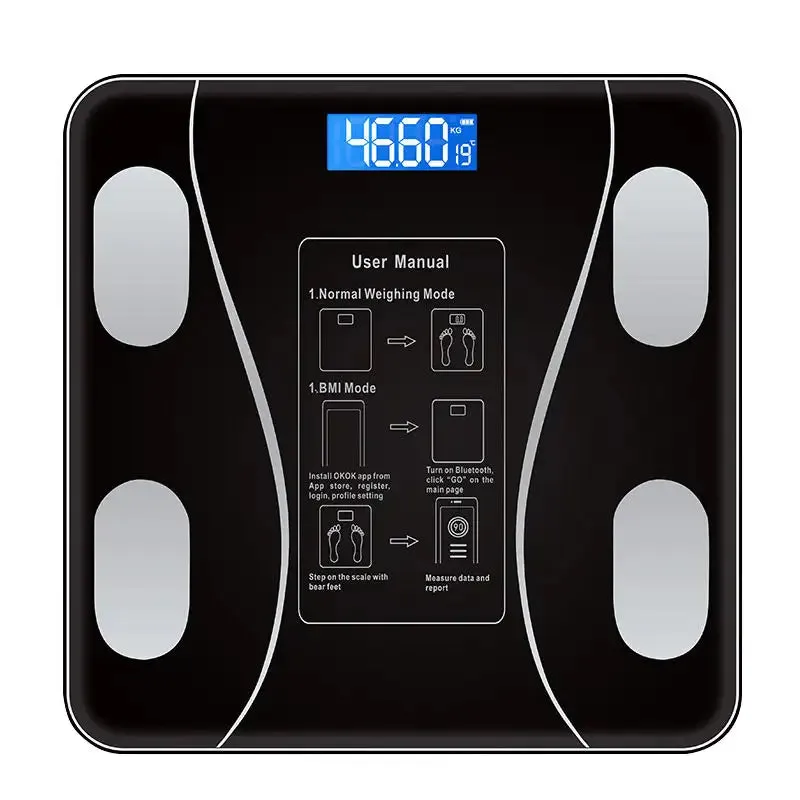 2 Pieces 180KG Digital electronic Smart Body fat scale