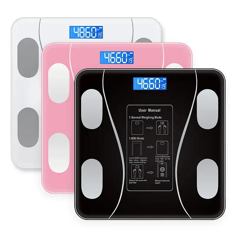 2 Pieces 180KG Digital electronic Smart Body fat scale