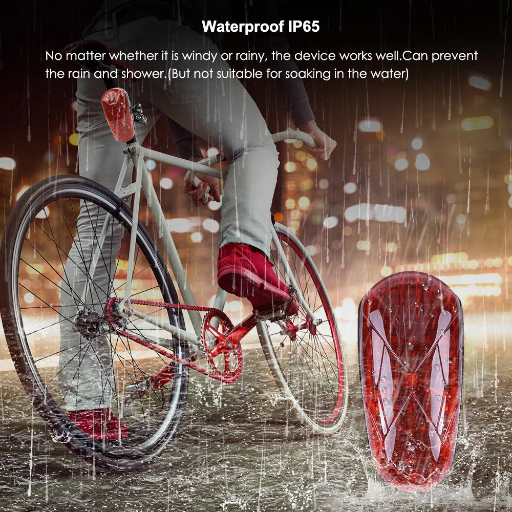 2G GPS Bike Bicycle LED Lamp Tracker Alarm System with SIM Card & 3 Month Standby Battery