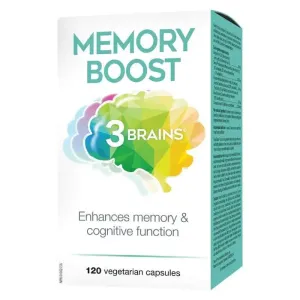 3 Brains Memory Boost 120 Veg Capsules