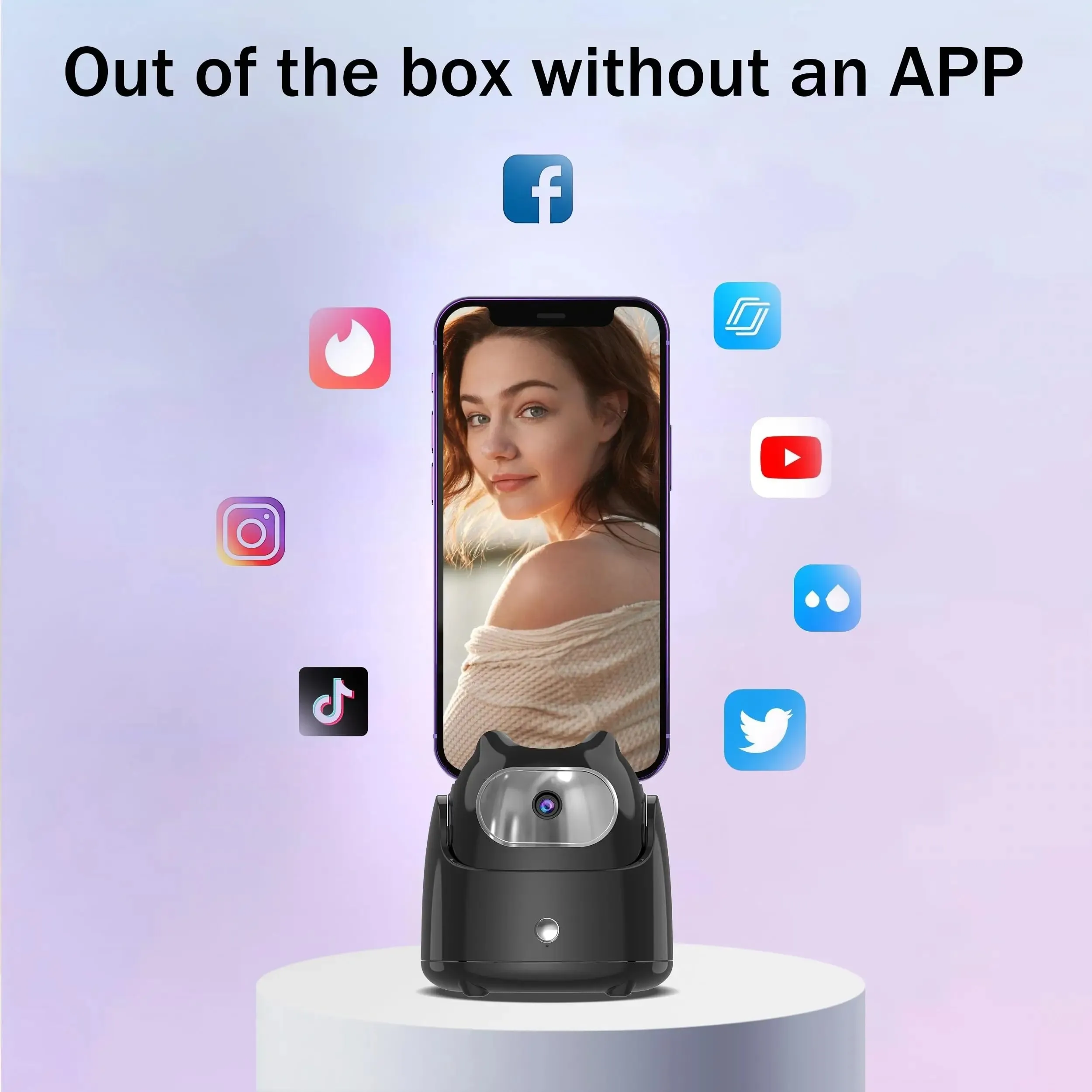 360° Rotation Automatic Face Tracking Gimbal