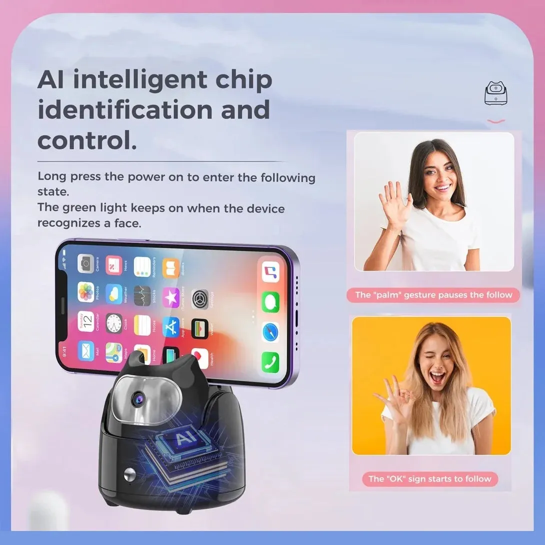 360° Rotation Automatic Face Tracking Gimbal