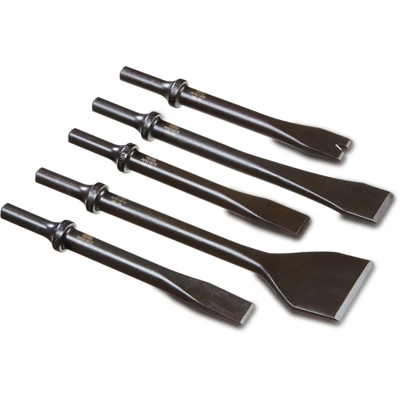 5-PC. .401 Shank Air Hammer Bit Set