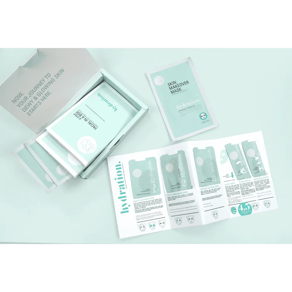 6 Step Facial in a Box - HYDRATION