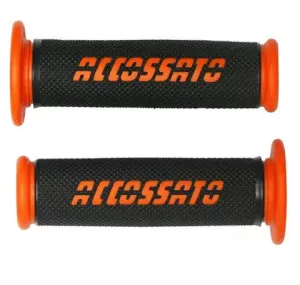 Accossato Racing Grips In Thermoplastic Rubber - Colors Available - (Not Drilled)