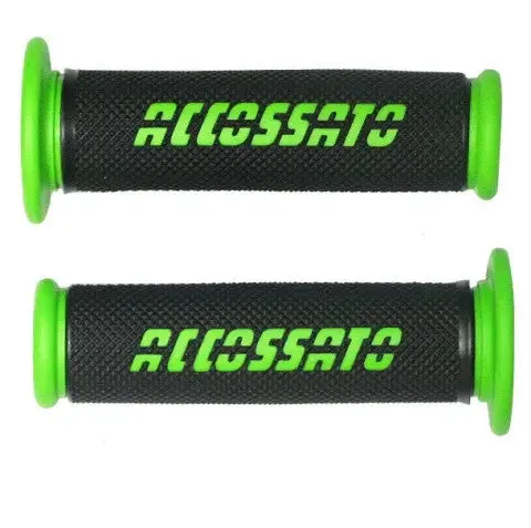 Accossato Racing Grips In Thermoplastic Rubber - Colors Available - (Not Drilled)