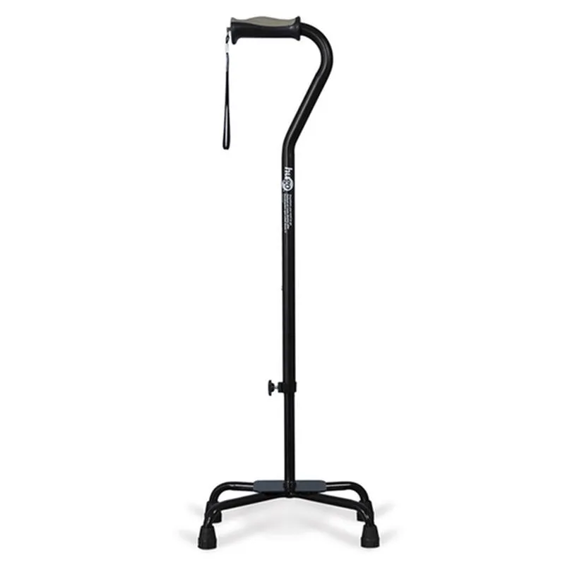 Adjustable Quad Cane for Right or Left Hand Use, Large Base - 1 Each