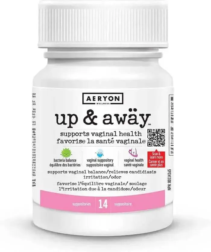 Aeryon UP AND AWÄY 30 Vaginal Suppositories