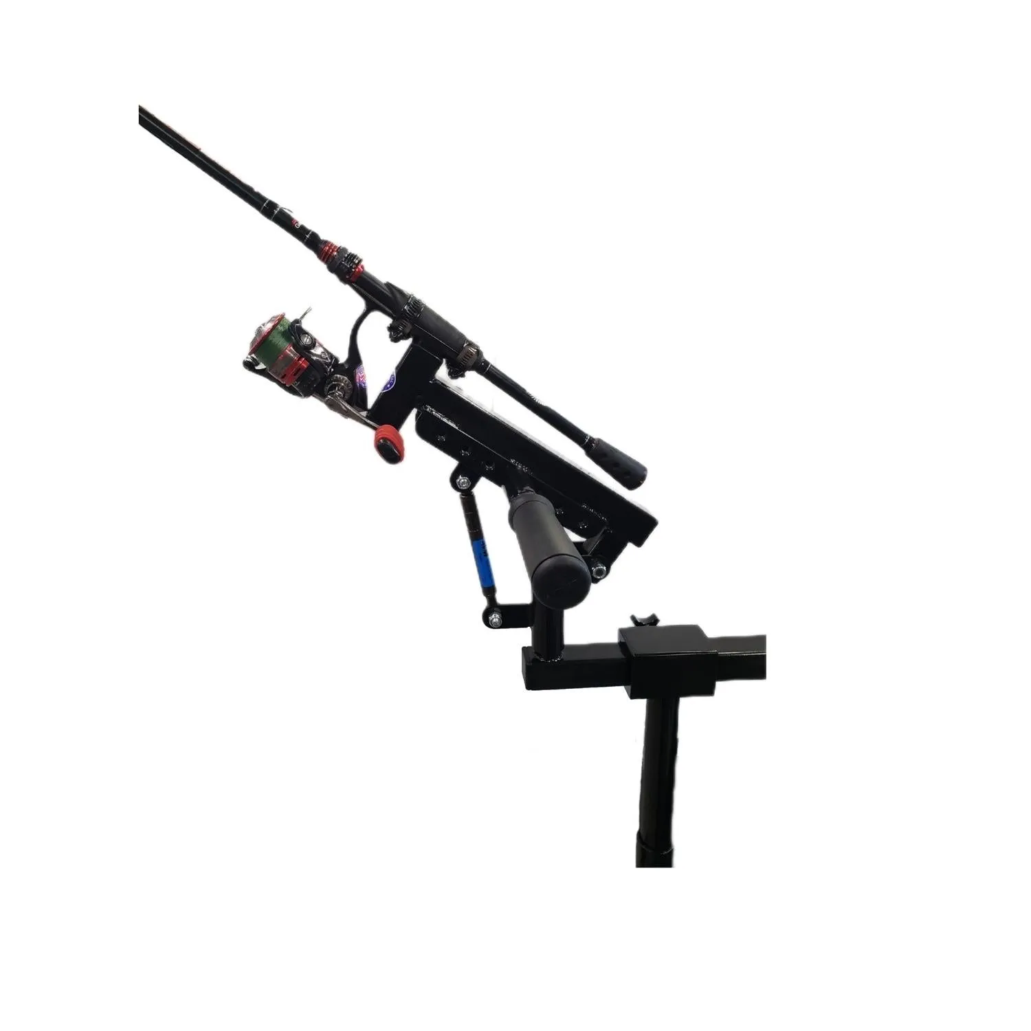 Air Shock Fish Fighting Rod Holder for Wheelchair Seat