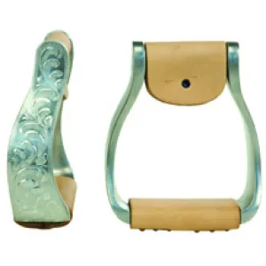 Aluminum Engraved Offset Stirrup