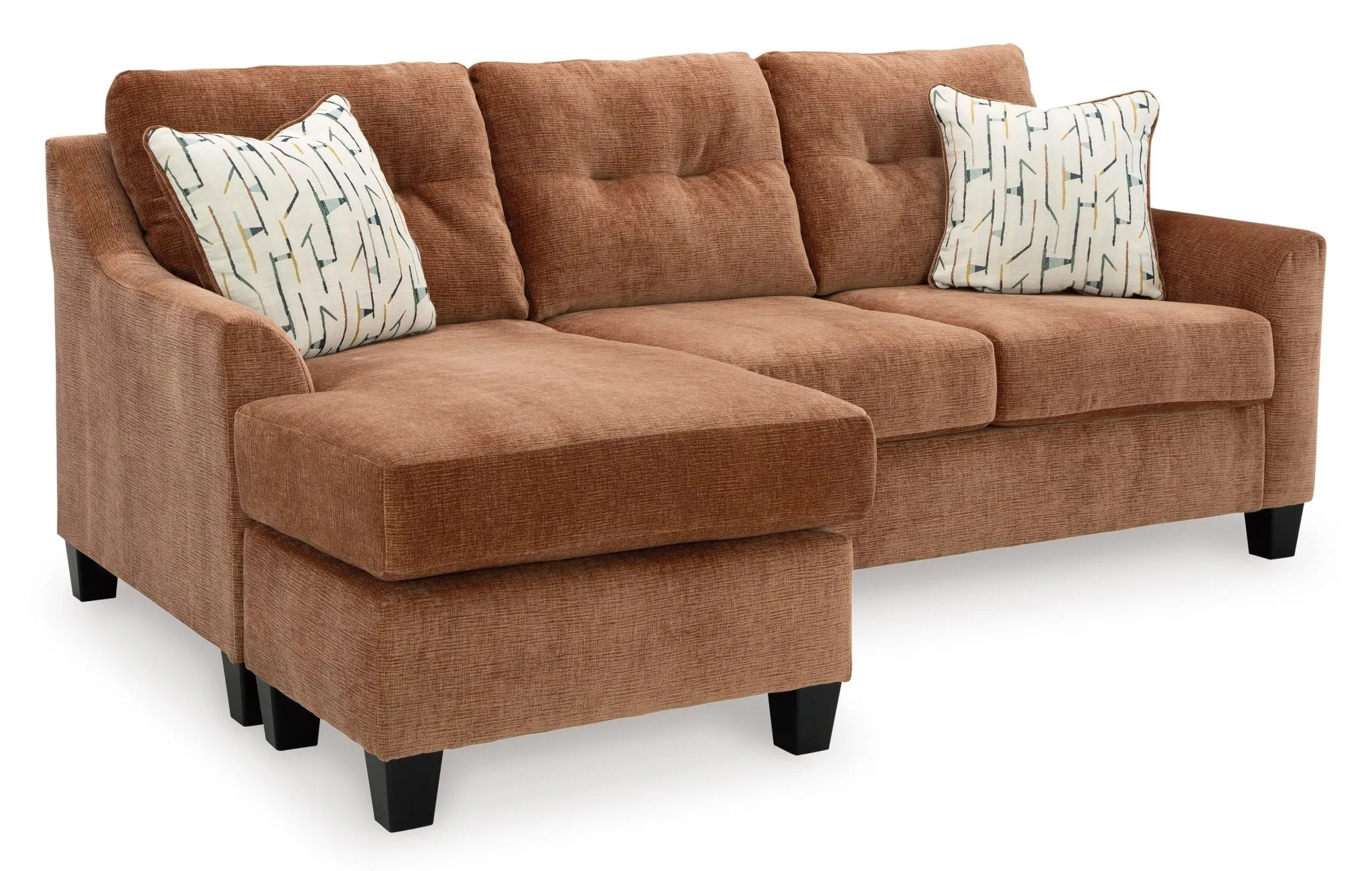 Amity Bay Sofa Chaise in Clay