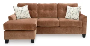 Amity Bay Sofa Chaise in Clay
