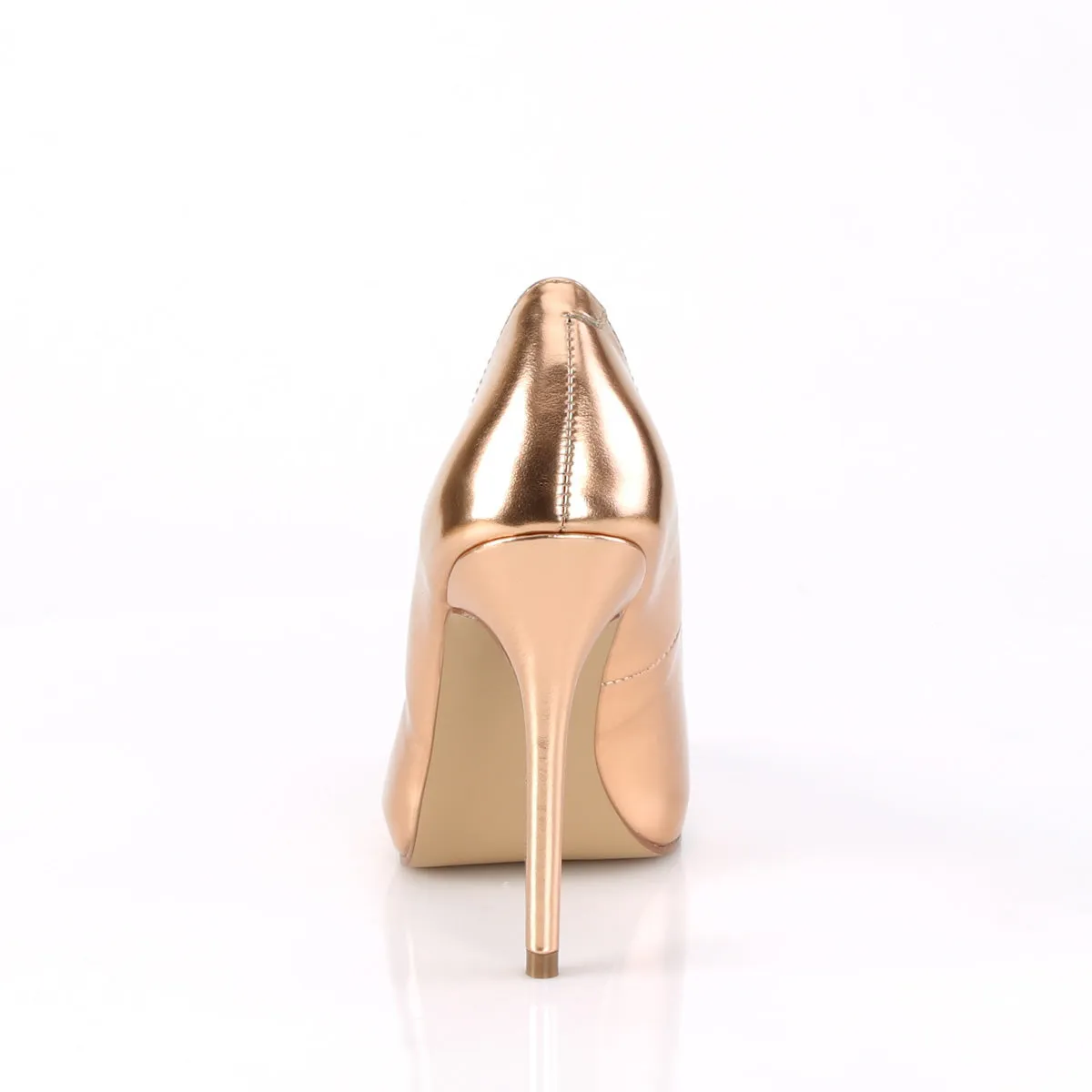 AMUSE-20  Rose Gold Metallic Pu