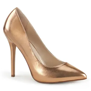AMUSE-20  Rose Gold Metallic Pu