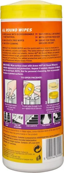 Armor All Carpet & Seat Wipes 30Ct