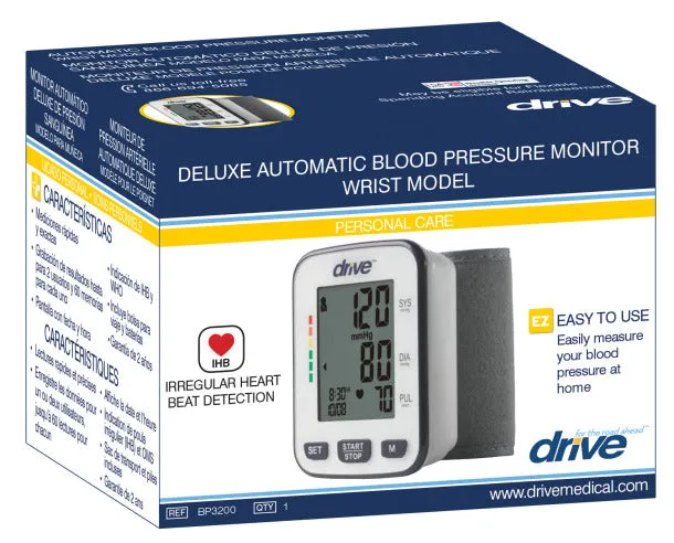 Automatic Deluxe Blood Pressure Monitor, Wrist
