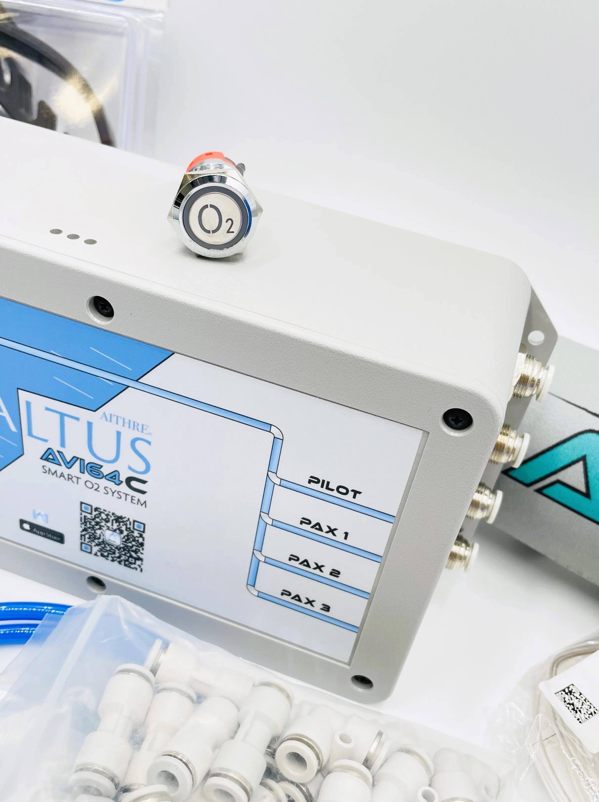 AVI64C 4-Place Oxygen Systems for Certified Aircraft