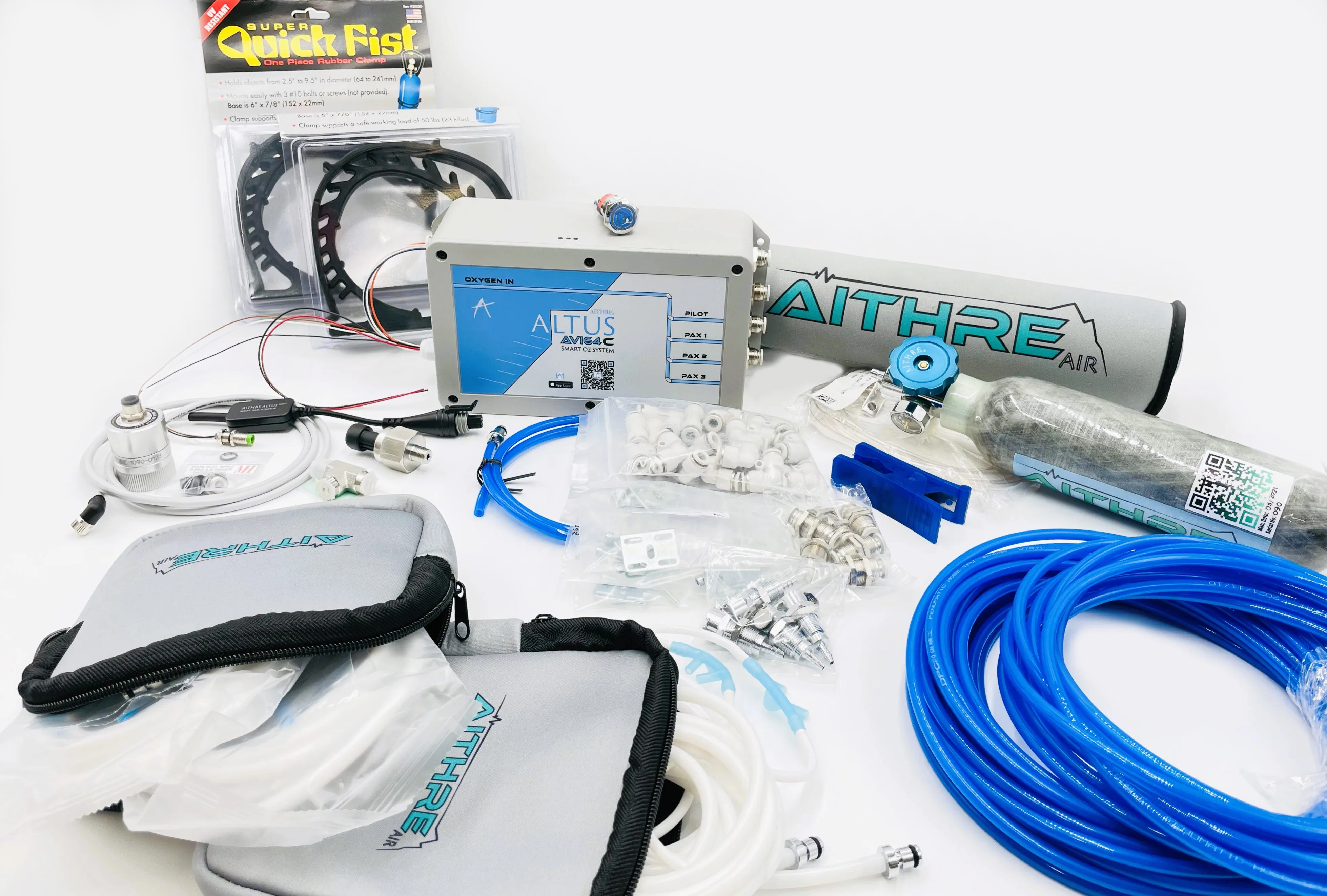 AVI64C 4-Place Oxygen Systems for Certified Aircraft