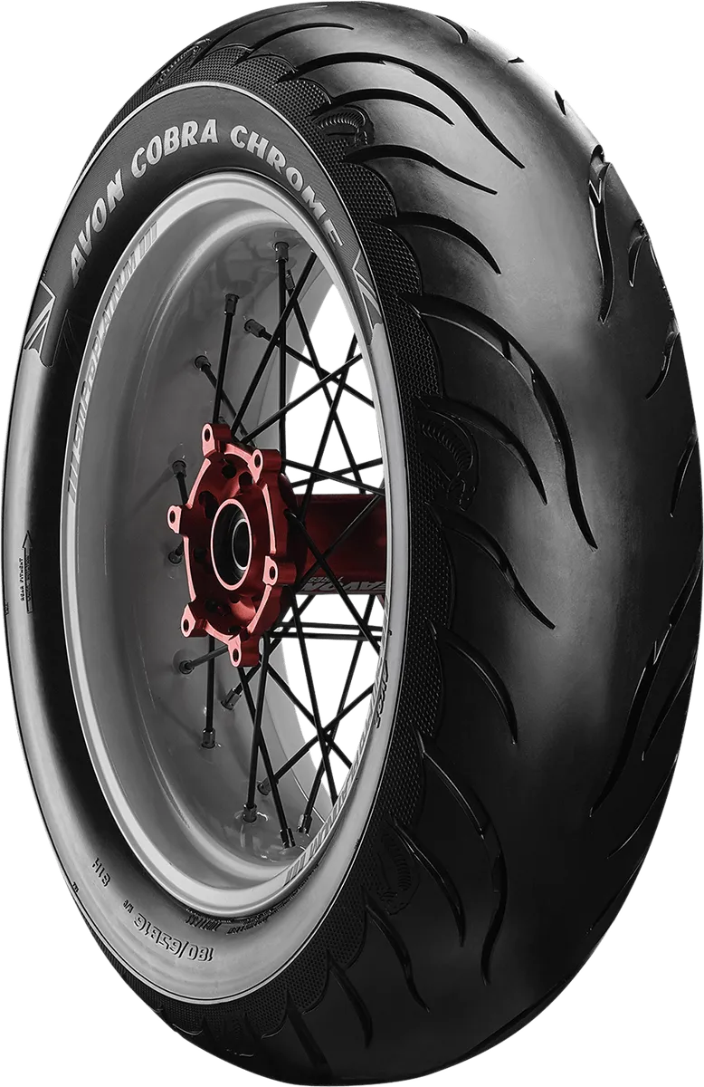 Avon Tyres 2120093 120/70-21 AV91 Cobra Chrome Front Avon Tire for Harley Davidson Motorcycles