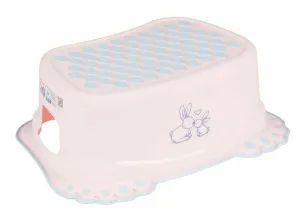 Baby Kids Step Stool Safe Non-Slip Toddlers Potty Training Bathroom Bunny Pink