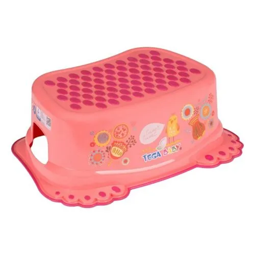Baby Kids Step Stool Safe Potty Training Non-Slip Toddlers  Bathroom Folk Peach