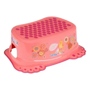 Baby Kids Step Stool Safe Potty Training Non-Slip Toddlers  Bathroom Folk Peach