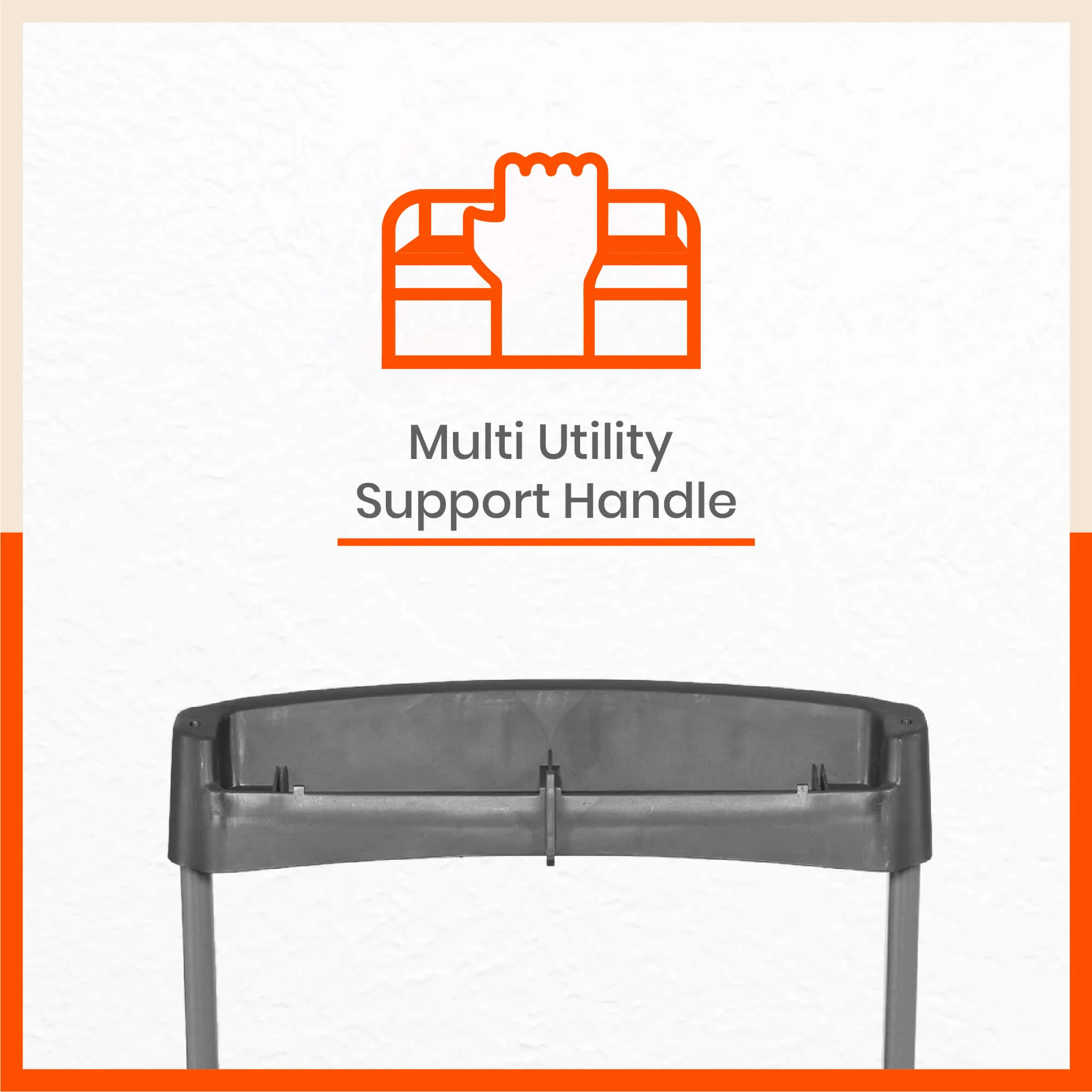 Bathla Boost Pro 4 - Step Foldable Steel Ladder For Home