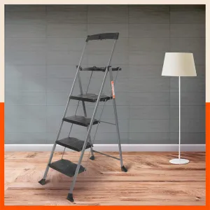 Bathla Boost Pro 4 - Step Foldable Steel Ladder For Home