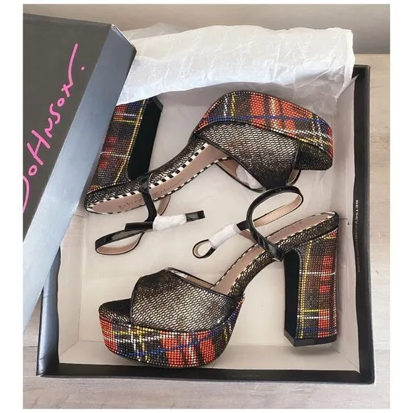 Betsey Johnson Alaia PLATFORM Sandal Womens Sz 8 NWT NEW in BOX $119