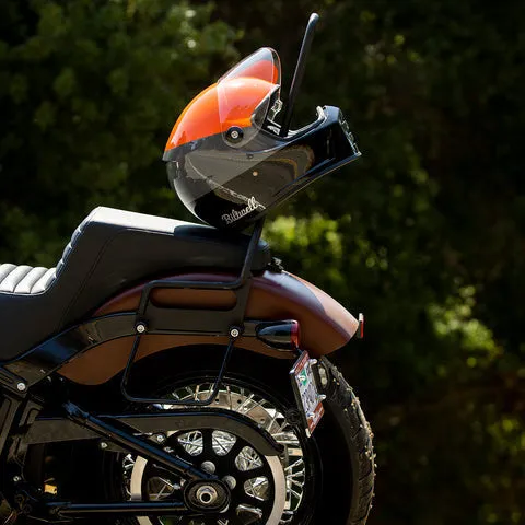 Biltwell - Lane Splitter Helmet - Gloss Orange/Gray/Black