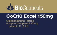 Bioceuticals CoQ10 Excel 150mg 60 And 90 Caps Healthy Cardiovascular System Function