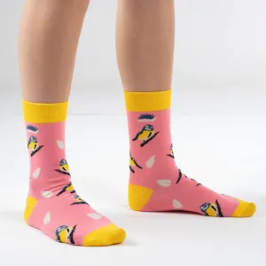 Blue Tit Bamboo Socks by Hedgy Socks