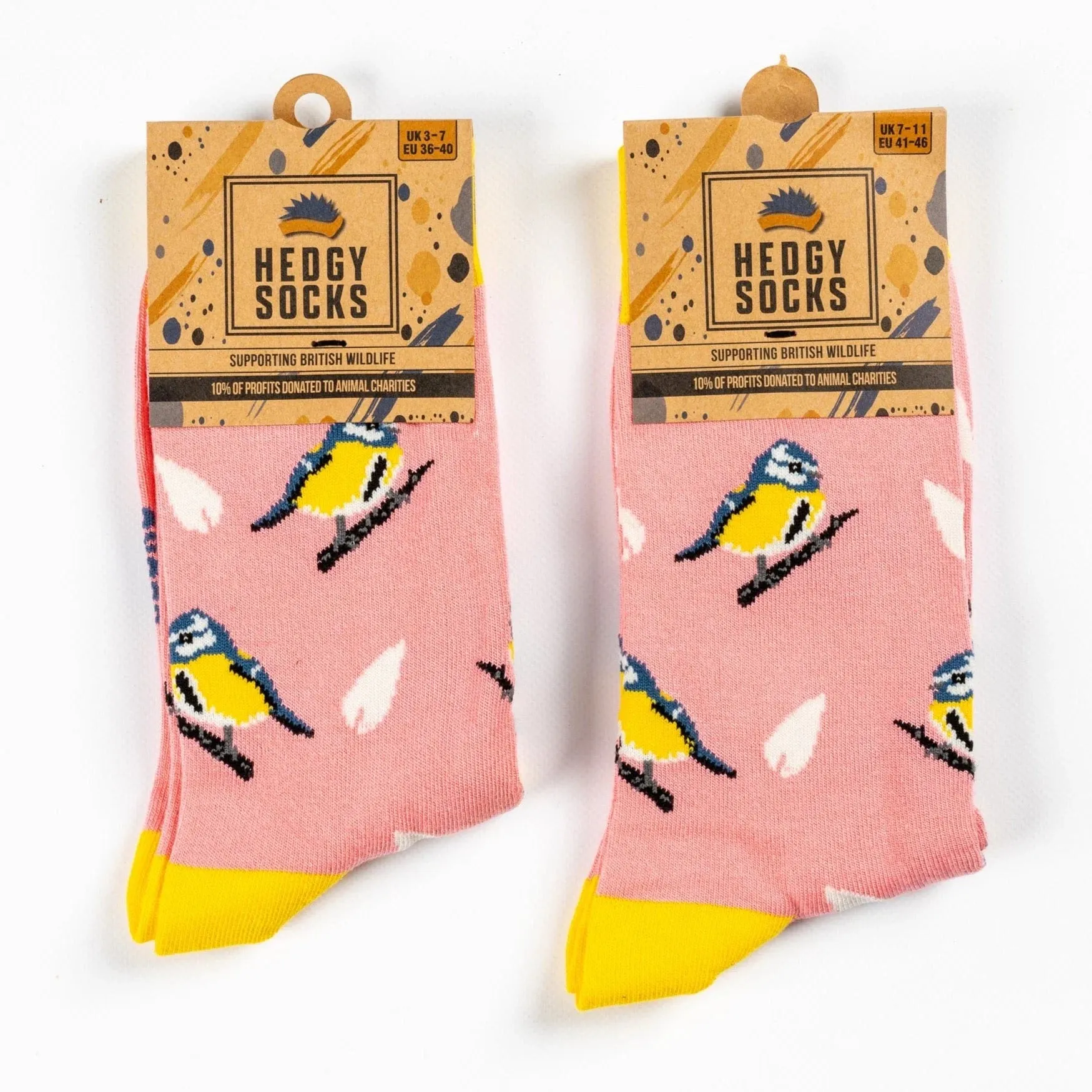 Blue Tit Bamboo Socks by Hedgy Socks