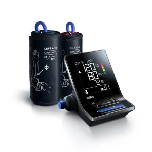 Braun - ExactFit 5 Upper Arm blood Pressure Monitor Bluetooth Connected - BUA6350CEME