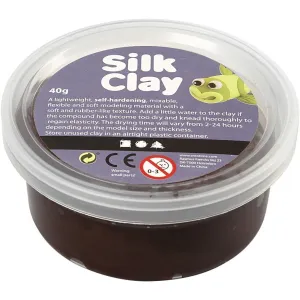 Brown Colour Pliable Lightweight Modelling Compound With Plastic Tub 40 g