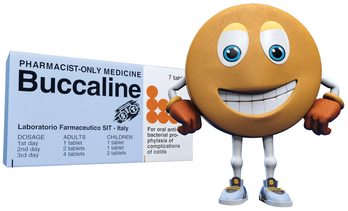 Buccaline Natural Active Oral Vaccine 7 Tablets Pharmacist Only Medicine