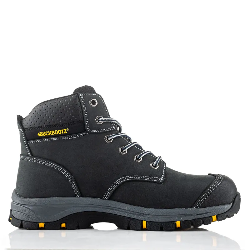Buckbootz Wizardz WIZL1BLK S3S Hoge werkschoen