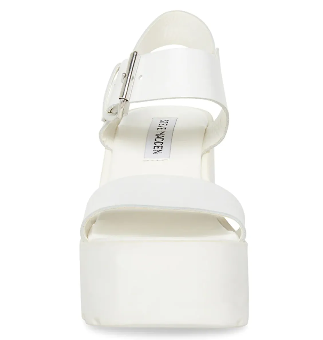 Buckle Lug Sole Platform Sandal