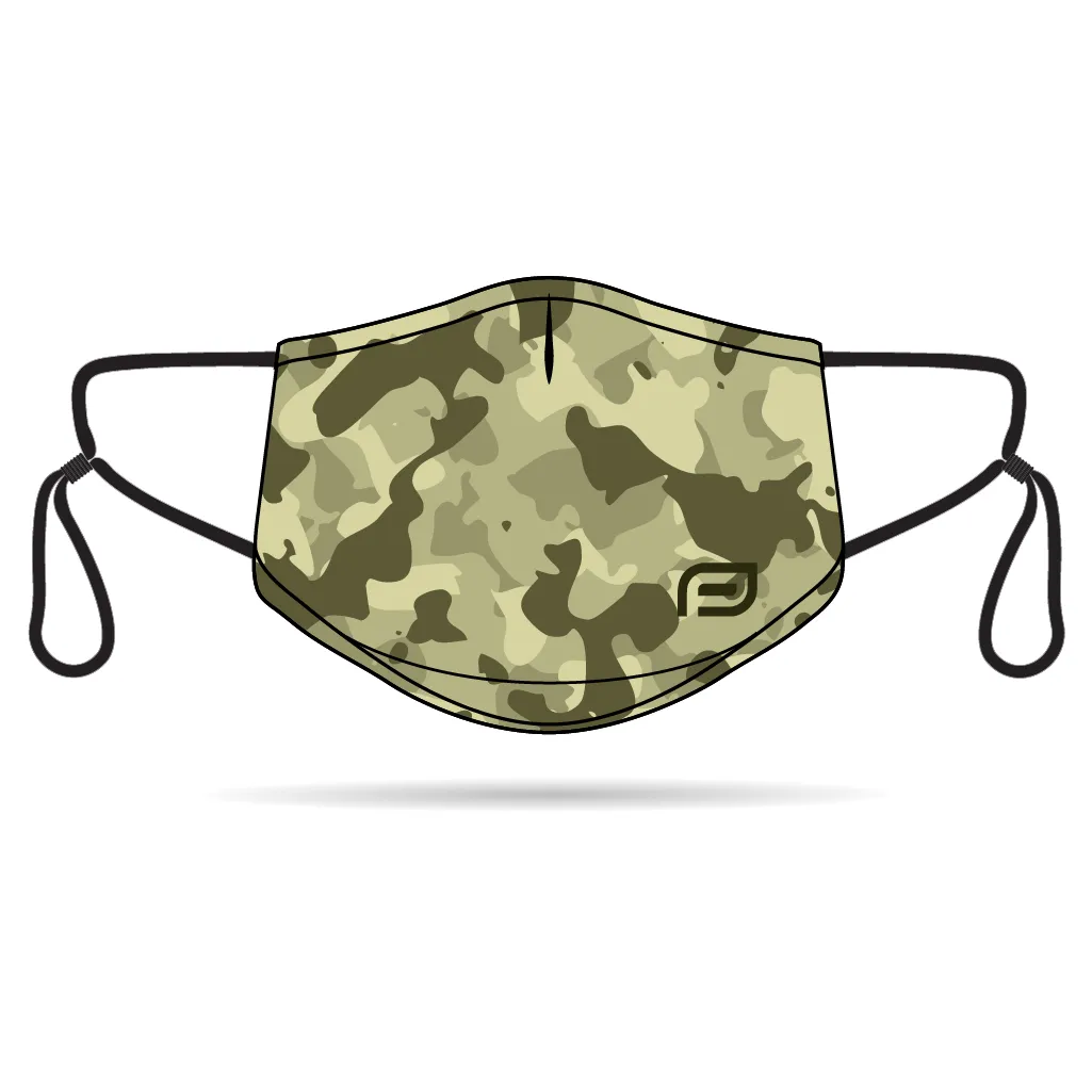 Camo Anti-Bacterial Reusable Mask 5 Pack