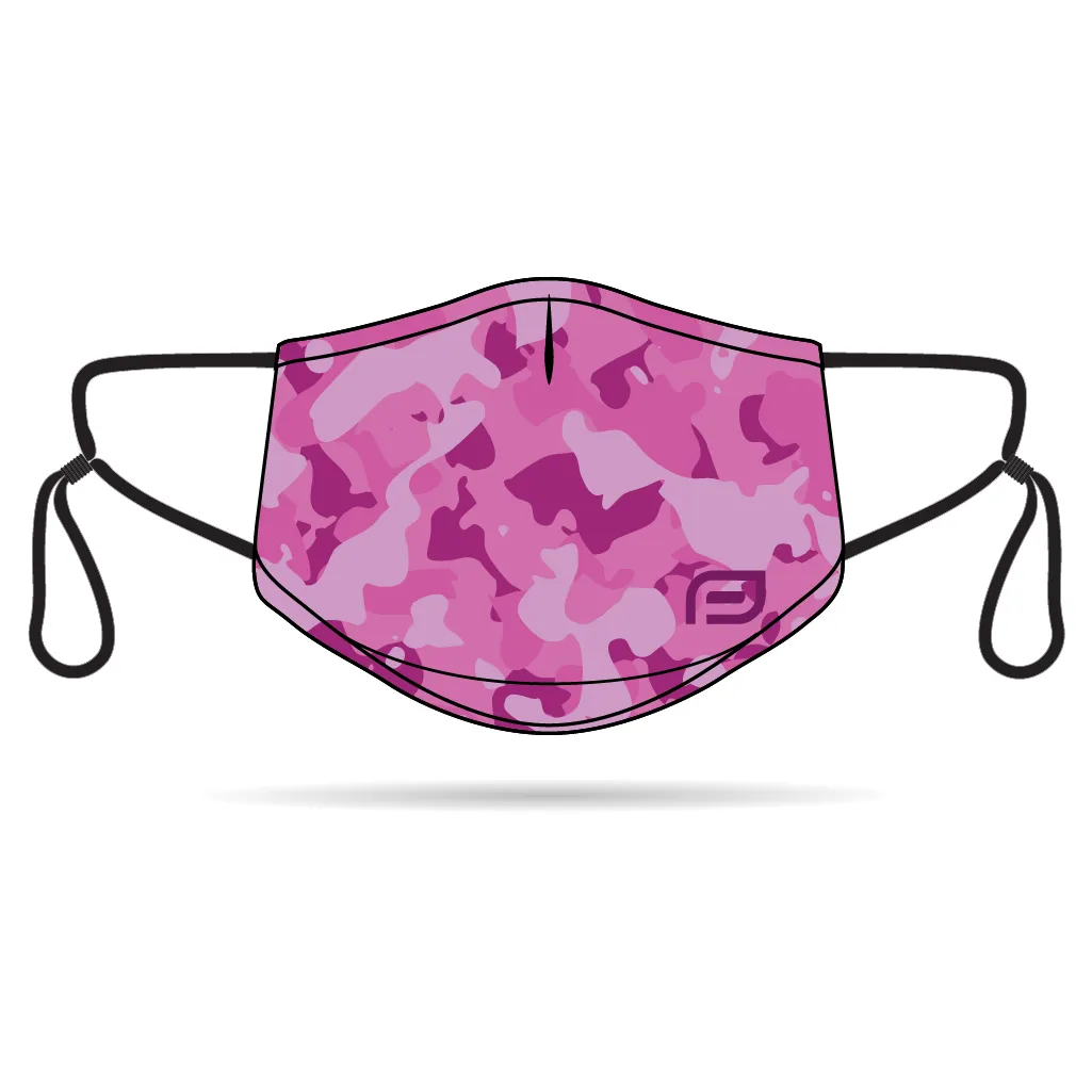 Camo Anti-Bacterial Reusable Mask 5 Pack
