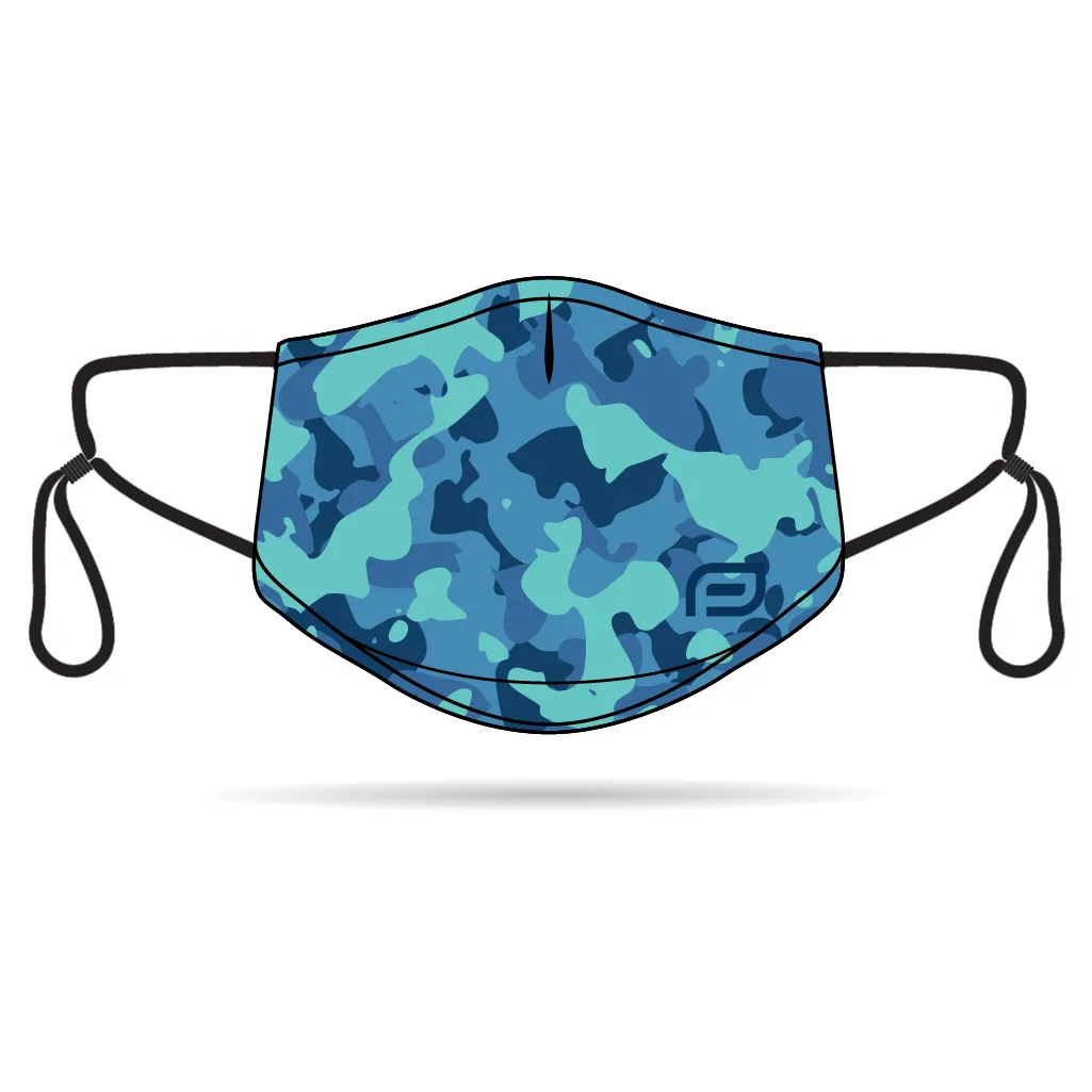 Camo Anti-Bacterial Reusable Mask 5 Pack