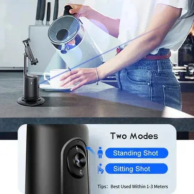 🔥Christmas Gift 360° Rotation Smart Auto Face Object Tracking Holder