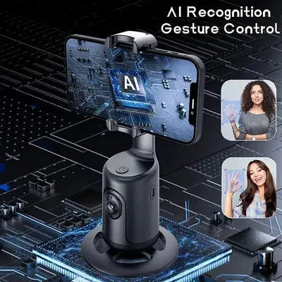 🔥Christmas Gift 360° Rotation Smart Auto Face Object Tracking Holder