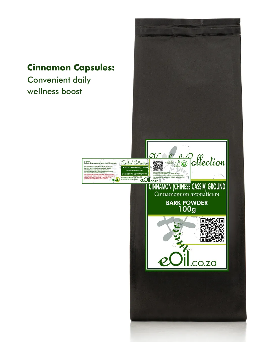 Cinnamon - 60 Capsules - Herbal Collection