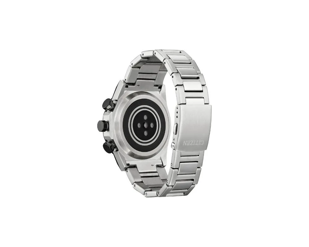 Citizen CZ Smart Hybrid Silver Stainless Steel Smart Watch 44MM JX2006-52E: Innovation Meets Classic Elegance