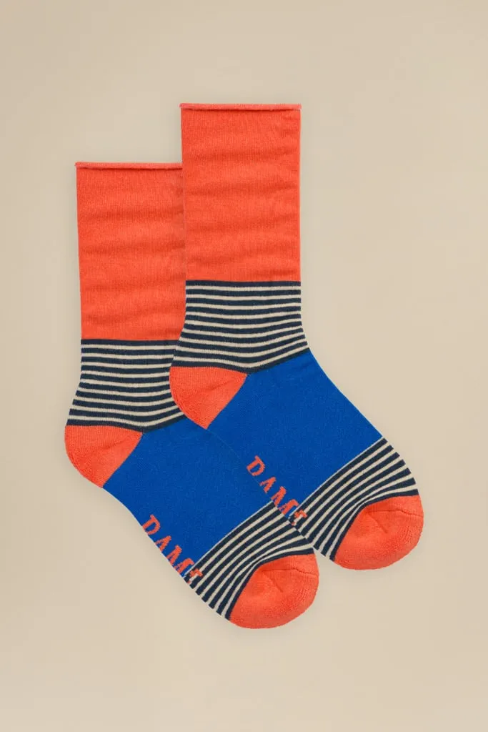 Classic Bamboo Socks Soft Top Saltstone by BAM (4 Pairs) Size 8-11