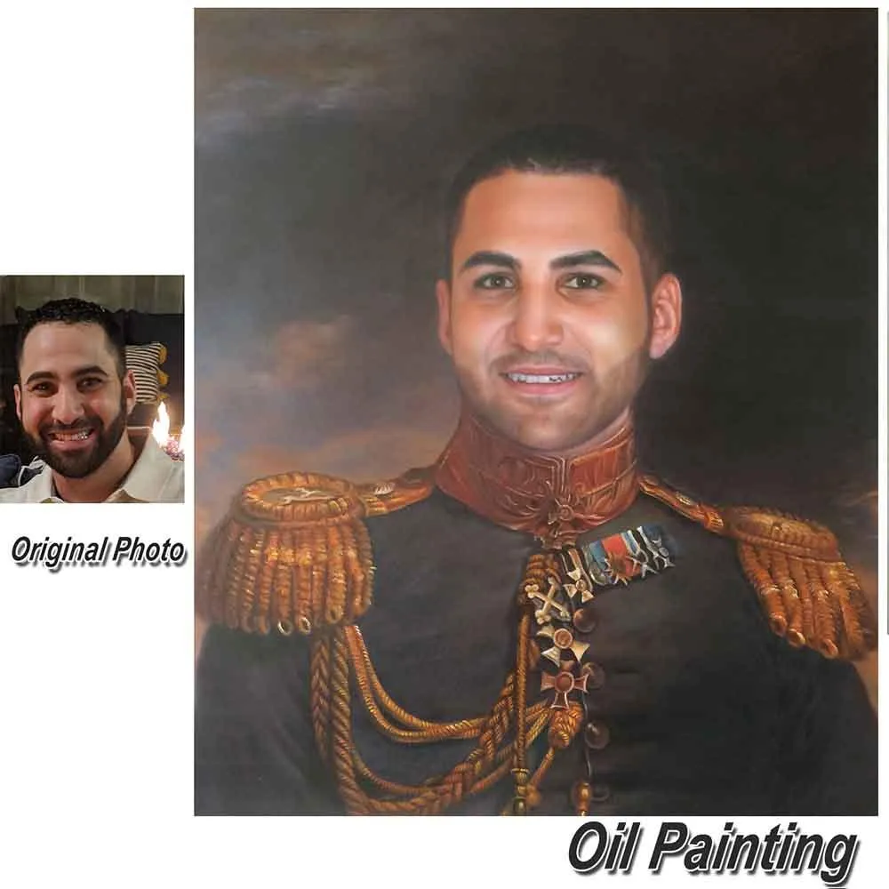 Classical painting 5 Persons-Hand Painted Oil Portrait