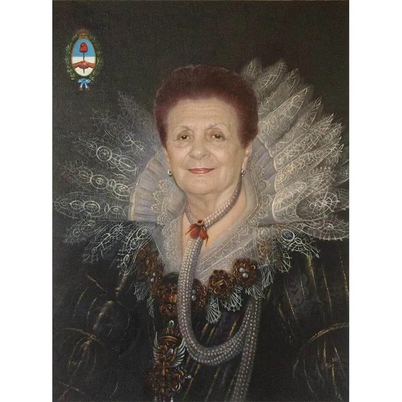 Classical painting 5 Persons-Hand Painted Oil Portrait